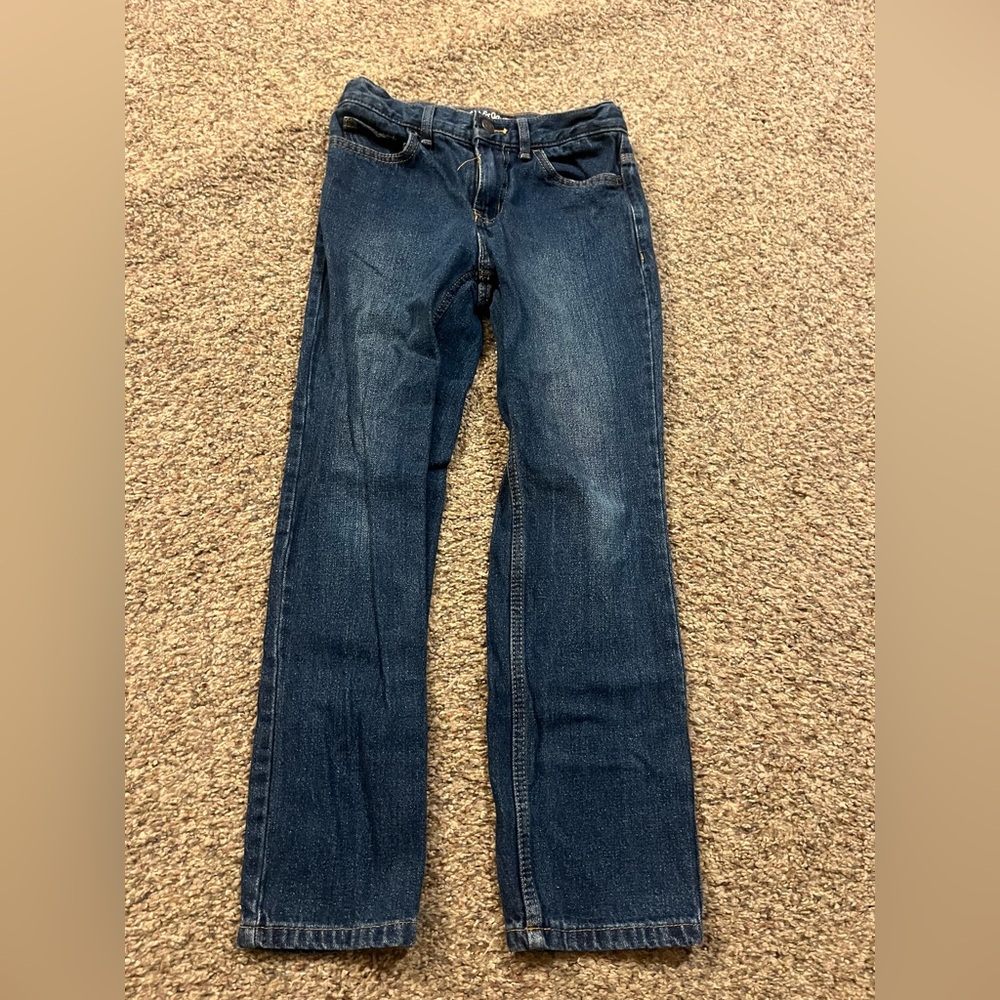 Cat & Jack Relaxed Straight Blue Jeans